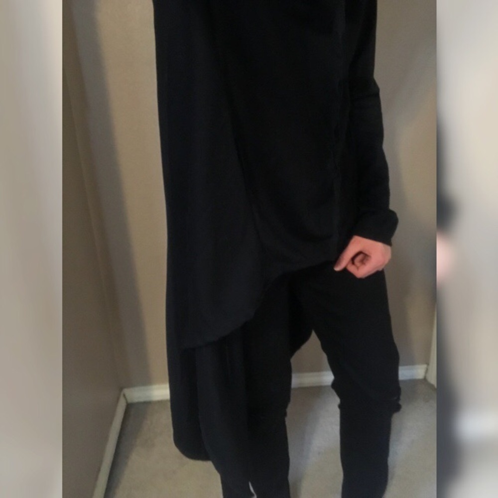 Asymmetrical coat